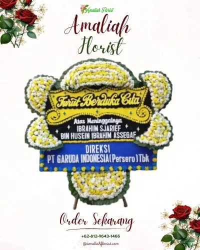 Papan Bunga Duka di Sumberwaras
