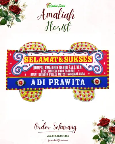 Karangan Bunga Ucapan Selamat di Sumberwaras